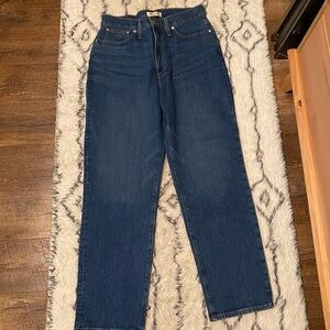 Madewell High Rise Dark Blue Jeans Size 30 women’s